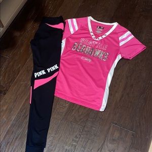 VS Pink Ultimate Yoga Leggings